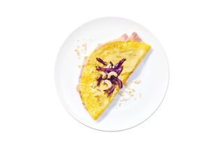 Ham & cheese omelette