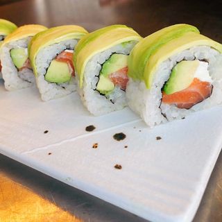 Sake cheese bamboo roll (8 pzas.)