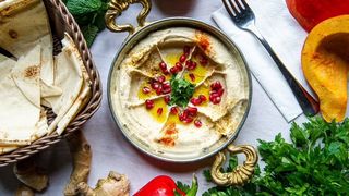 Hummus z warzywami