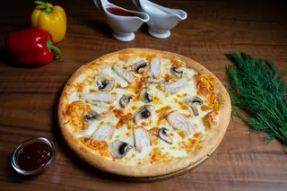 Пицца Курица с грибами