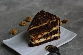 Десерт "Сникерс" (1 кусочек)