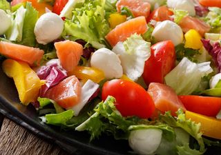 Salade Caprese Au Saumon Fumé