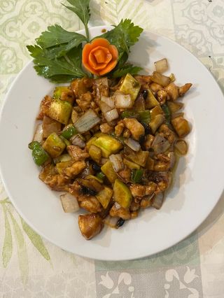 Pollo con Salsa de Judías Negras