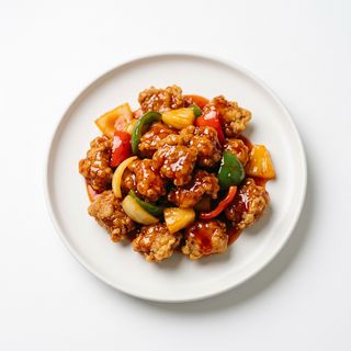Cerdo Con Salsa Agridulce