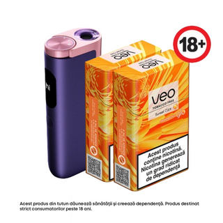 Starter Kit glo™ Hyper PRO Purple Sapphire + veo™ Sunset Click