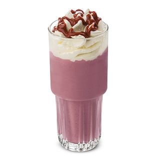 Czekolada Biała Mrożona z Czarną Porzeczką, Karmelem z solą morską i Bitą Śmietaną 250 ml