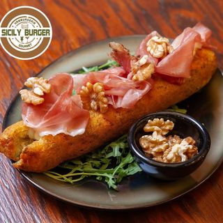 Crocchettone homemade gorgonzola