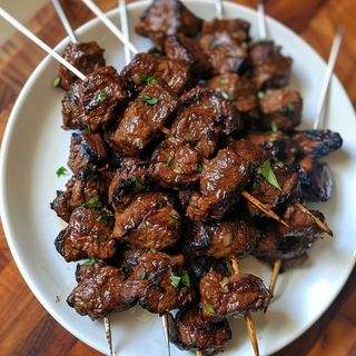 Brochette De Langue De Bœuf