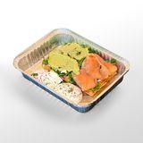 Vafe de Cartofi cu  Ouă Poșate cu somon