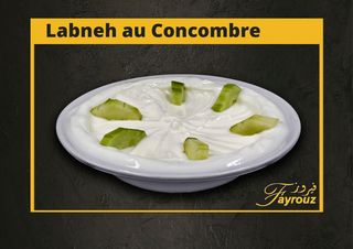 Labneh au Concombre (végétarien)