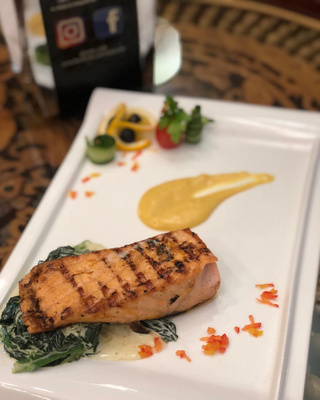 рыба на жаровне