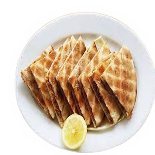 Arayes de carne y queso feta (tapa)