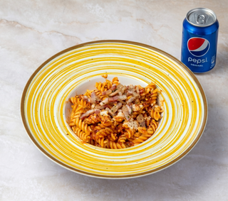 Pasta Amatrichiana + Pepsi