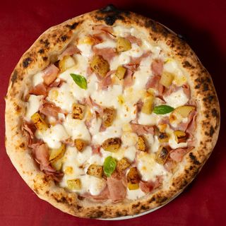 Cotto alla brace patate e provola