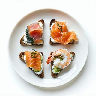 Crostini di mare - 6 pezzi