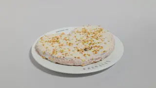 Ulleres de xocolata blanca i festuc | White Chocolate and Pistachio Palmiers