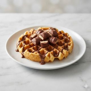 Waffle al Kinder Bueno