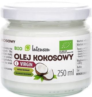Olej kokosowy virgin 250ml Intenson