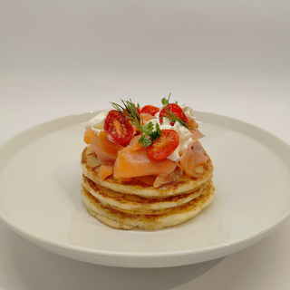 Pancakes al salmone 