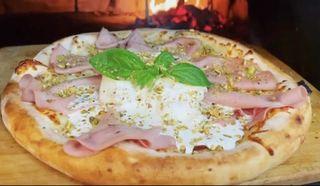 Pizza mortadella  și burrata Ø 32 cm