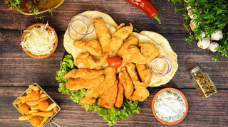 Porodična pileća korpa