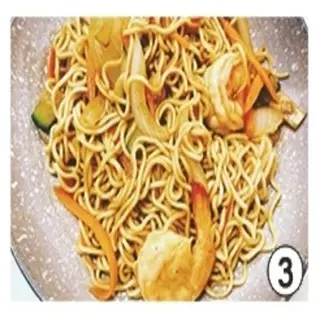 247. YAKISOBA DE GAMBAS Y VERDURAS