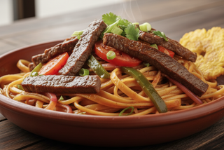 Fettuccini Lomo Salteado