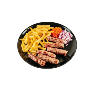 Ćevapi s pomfitom, ajvar