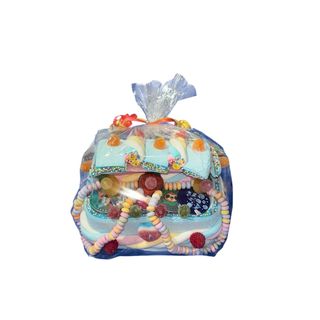 tarta de chuches cofre del tesoro