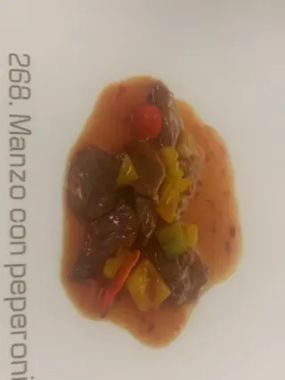 268. Manzo con peperoni 