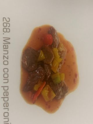 268. Manzo con peperoni 
