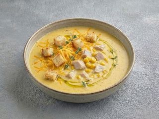 Сирний крем суп з куркою (420g)