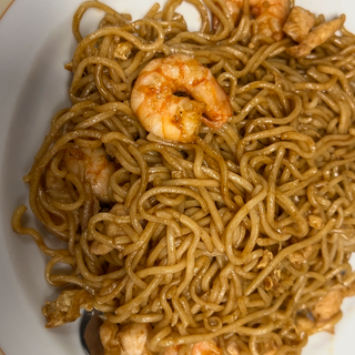 Yakisoba Con Gambas