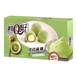 Cacao mochi matcha