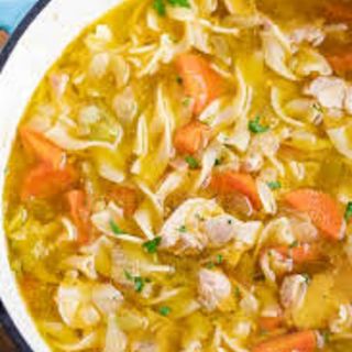 Chicken boiled noodles