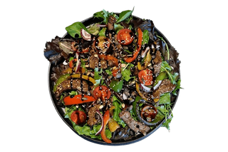 Ensalada caliente de ternera