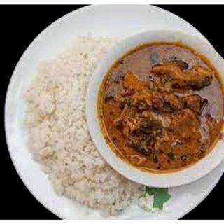 Ofe Akwu With White Rice