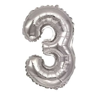 Balon cifra 3