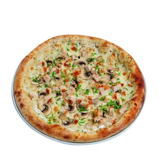 Пицца с Курицей и Грибами