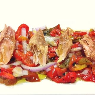 Pimientos Asados Con Melva