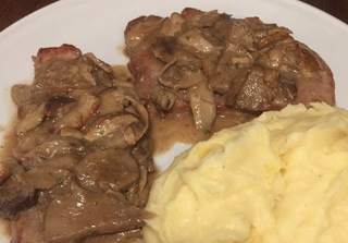 Scaloppine al limone con pure di patate