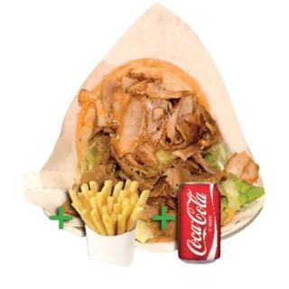 Menú Döner Kebab Mixto Con Refresco Y Refresco