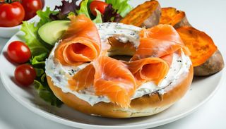 Bagel de Salmão Fumado