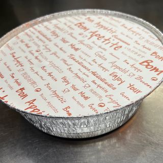 Caixa descartável alumínio