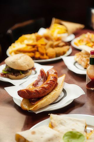 Frankfurt queso y cebolla