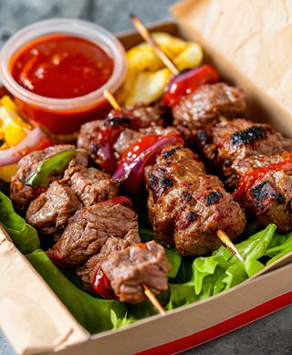 Kebab box samo mięso