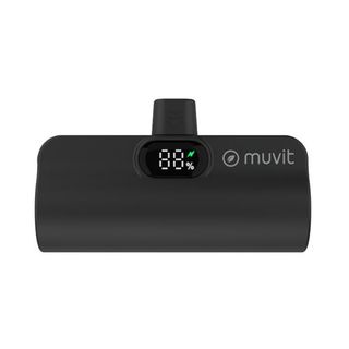 Powerbank Muvit Recycle-Tek Usb-C 5000Mah Negro - 8426801175549