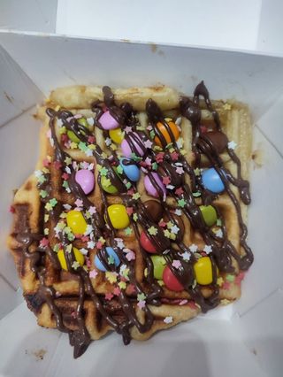 Gofre Lacasitos y estrellitas