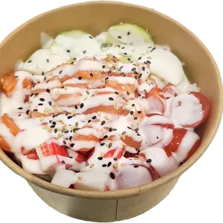 Salmon love bowl con riso sushi