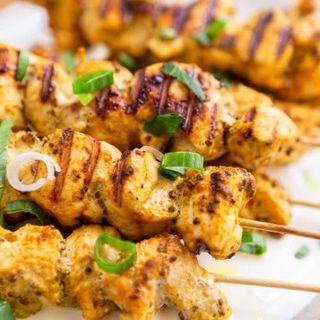 Brochettes De Poulet Marinés 